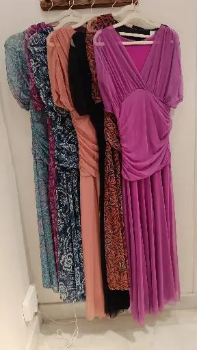 Vestido fruncido